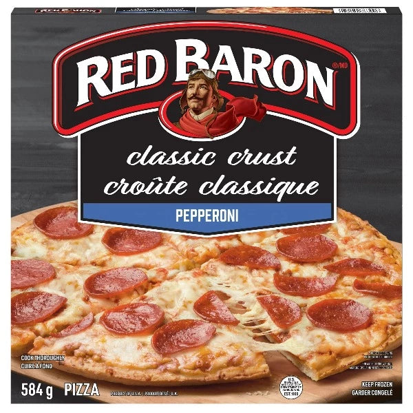 Red Baron Pepperoni Classic Crust Pizza 584g