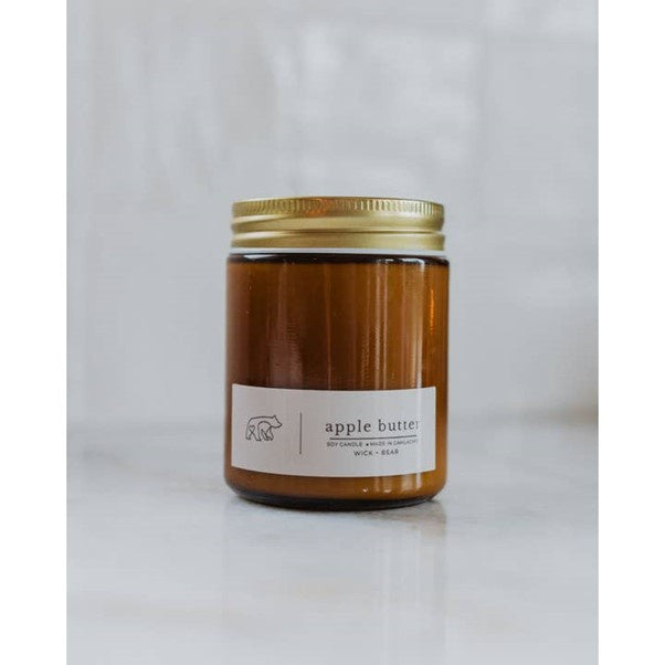 Wick + Bear Apple Butter 9oz Candle