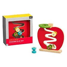 Petit Collage Apple Run Wooden Play Set