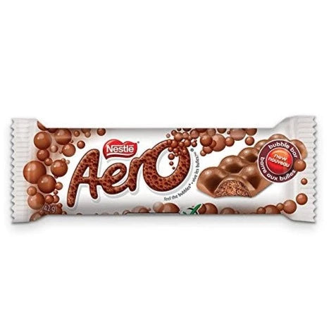 Nestle Aero Milk Chocolate Bar 42g