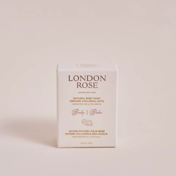 London Rose Natural Baby Soap Organic Colloidal Oats