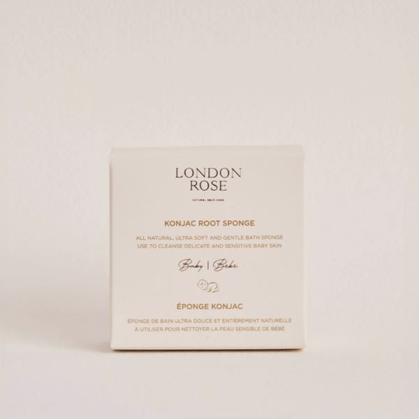 London Rose Baby Konjac Sponge