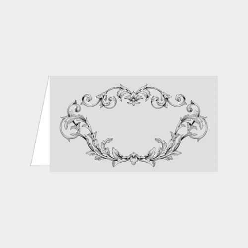 Zela Timeless Elegance Baroque Frame Place Cards 25pk