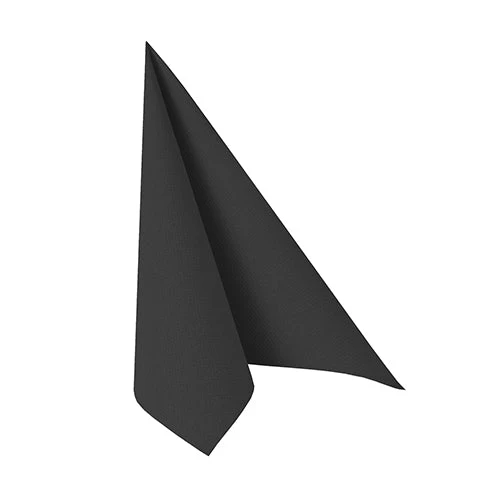 Papstar Color Collection Black Napkins 33x33cm 20pk