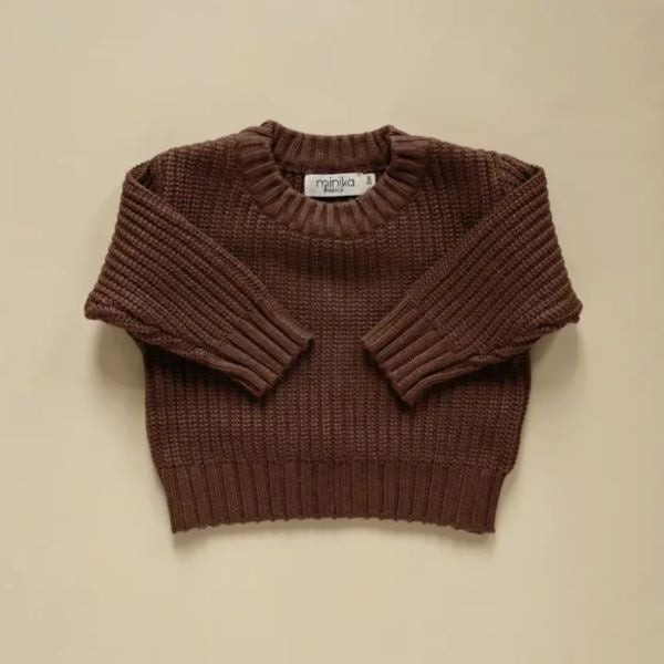 Minika Cacao Knit Sweater