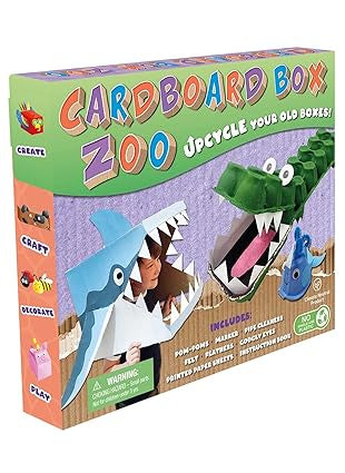 Cardboard Box Zoo: Craft Box Set for Kids