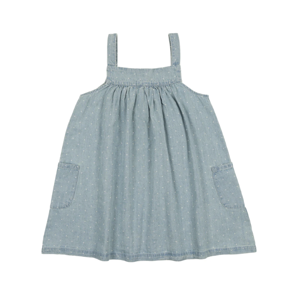 Lil Legs Denim Dot Jumper 6Y
