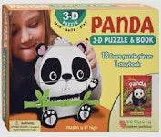 3-D Puzzle & Book: Panda