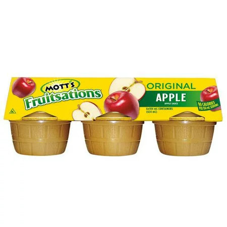 *Mott's Fruitsations Apple Sauce Original 104ml x 6