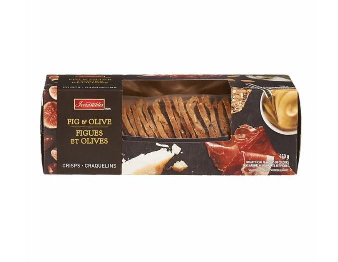 Irresistibles Fig and Olive Crisps 150g