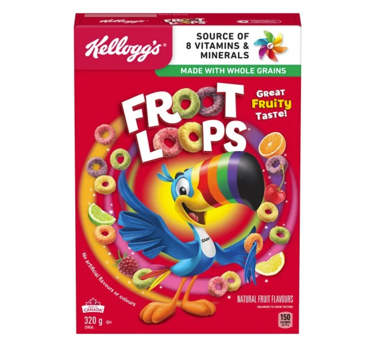 Kellogg's Froot Loops Cereal 320g