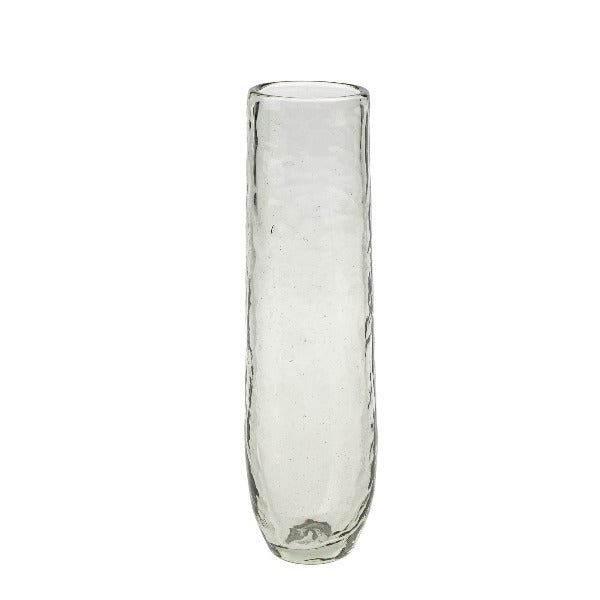 Indaba Hammered Glass Bud Vase