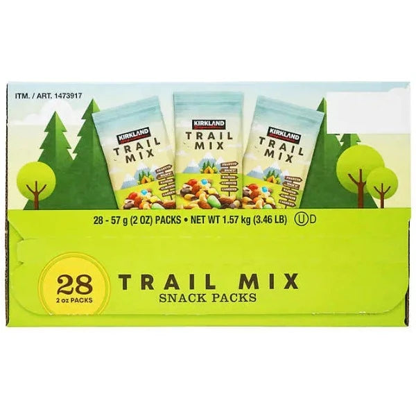 Kirkland Signature Trail Mix Snack Packs 28x57g