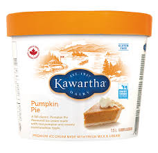 Pumpkin Pie Kawartha ice cream 1.5L