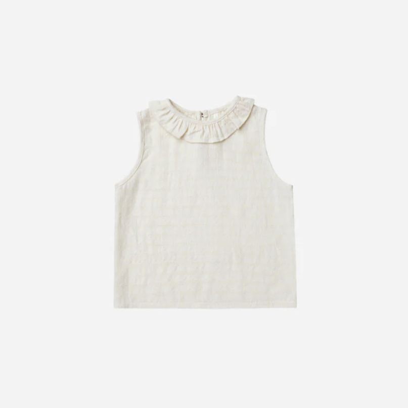 Rylee & Cru Ivory Marie blouse 8/9Y