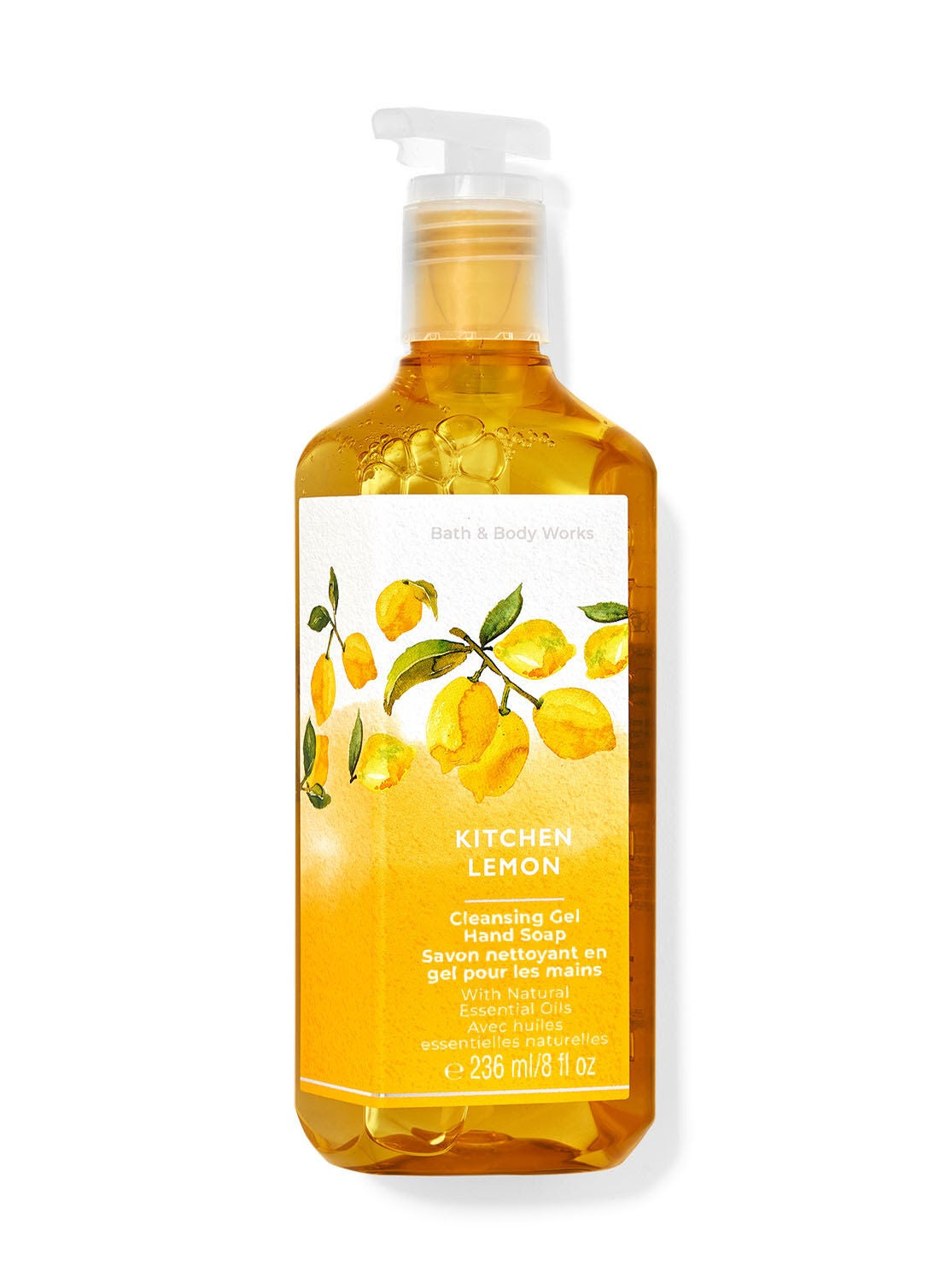 Bath & Body Works Kitchen Lemon Cleansing Gel Hand Soap 8 fl oz/236 ml