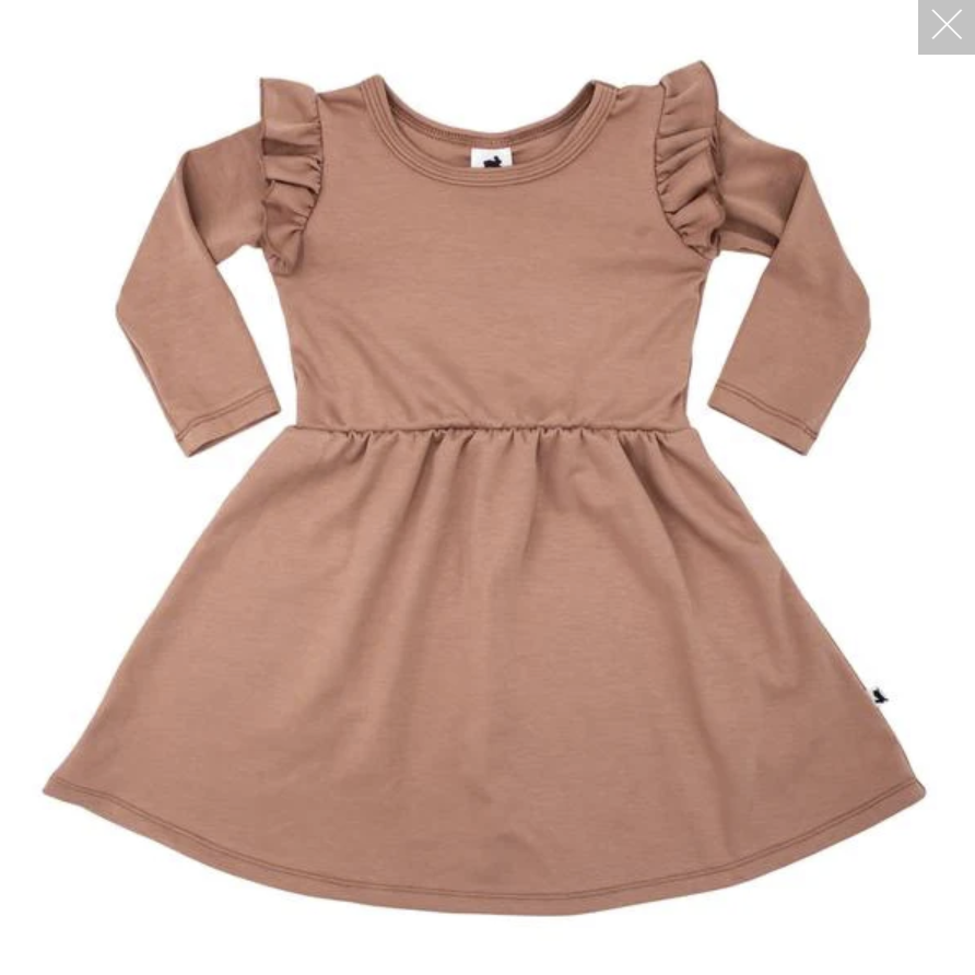 Little & Lively Terracotta Harper Dress 1/2T