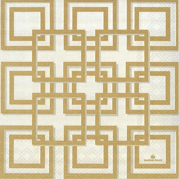 Manor Road Luxor Luncheon Napkins 20Pk