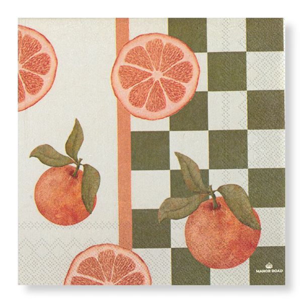 Manor Road Mimosa Luncheon Napkins 20pk