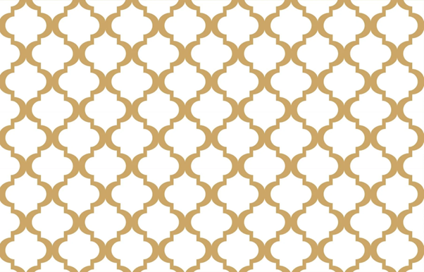Zest Trading Moroccan Gold Rectangular Greaseproof Paper 5ct