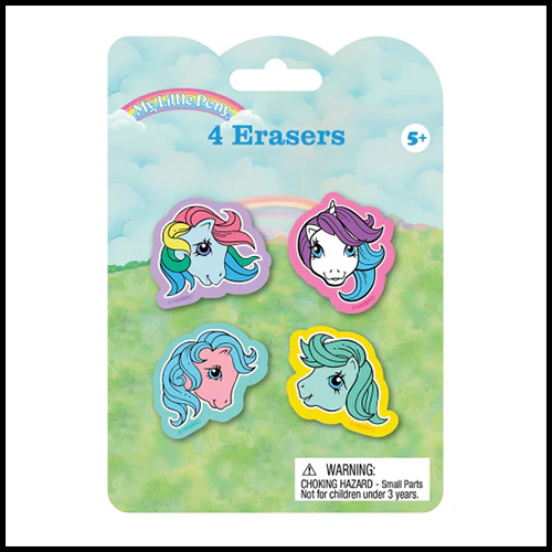 4pk Erasers - My Little Pony