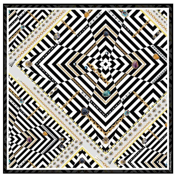 Lorenzo Vittani Nalini Black/White 90x90