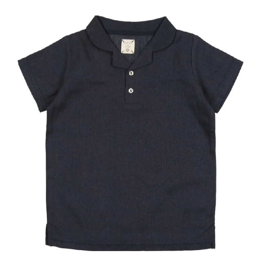 Lil Legs Off Navy Polo 8Y
