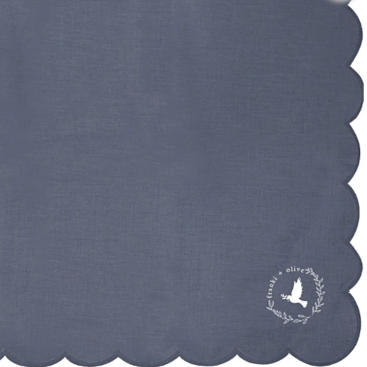 Franki + Olive The Francesca Collection - Scallop Cotton Scarf