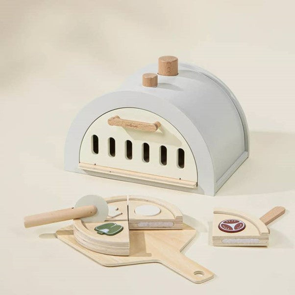 Coco Village Wooden Pizza Oven Playset and Accessories