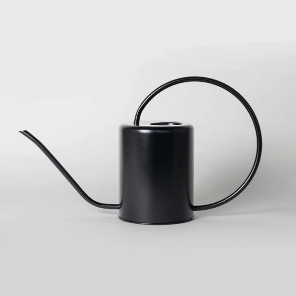 Kanso Designs Black 2L Stainless Steel Watering Can
