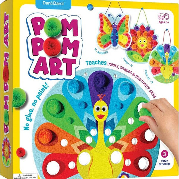 Pom Pom Arts & Crafts Kit For Toddlers