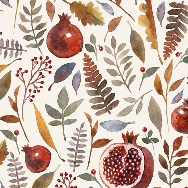Paper + Design Design Pomegranate Napkin 24x24cm 20pk