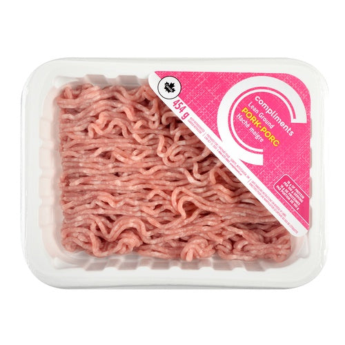 Compliments Lean Ground Pork 454g (Frozen)