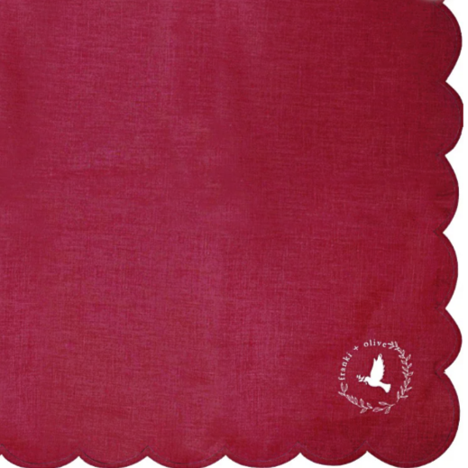 Franki + Olive The Francesca Collection - Scallop Cotton Scarf