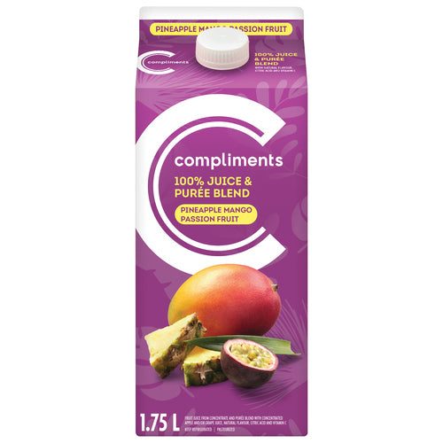 Compliments Blend Pineapple Mango Passionfruit Refrigerated Juice 1.75 L