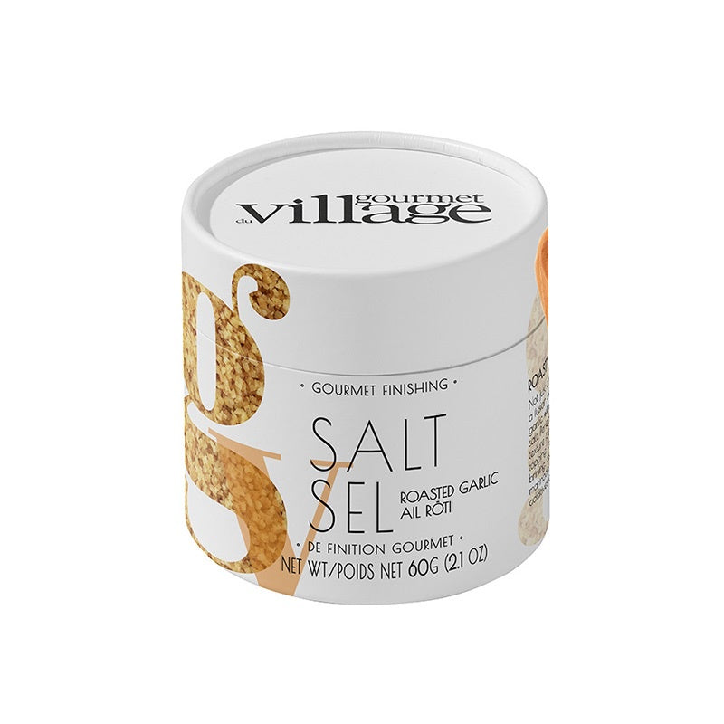 Gourmet Village Roasted Garlic Salt Canister 60g
