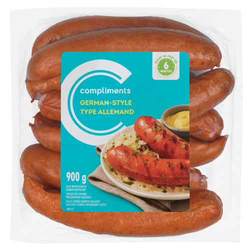 Compliments German Smoked Sausages 900g