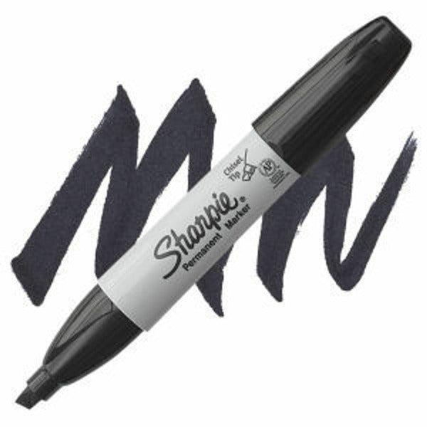 Sharpie Chisel Tip Black Permanent Marker