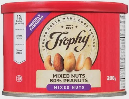 Trophy Mixed Nuts 80% Peanuts 200g
