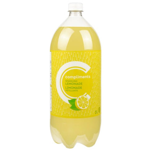 Compliments Sparkling Lemonade Soft Drink 2L