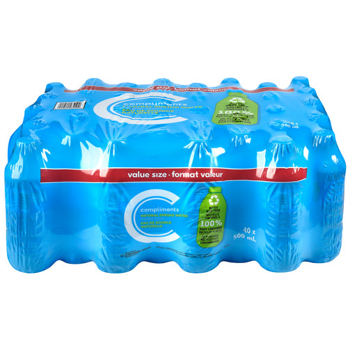 Compliments Spring Water Bottle 500ml x 40