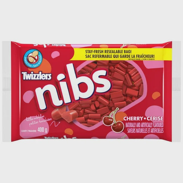 TWIZZLERS NIBS Cherry Candy 400g