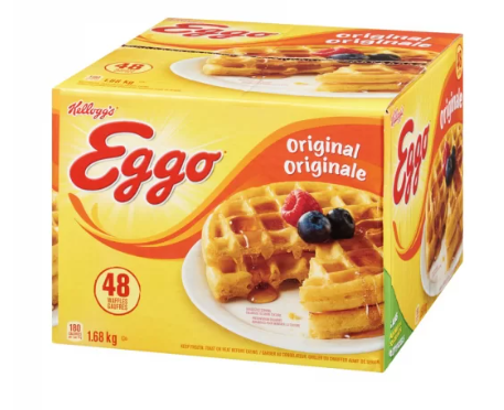Kellogg's Eggo Original Jumbo Waffles 1.68 KG