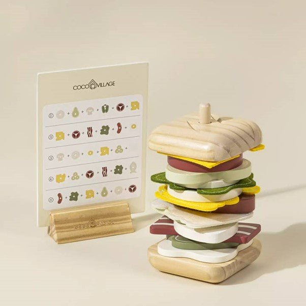 Coco Village Wooden Stackable Sandwich