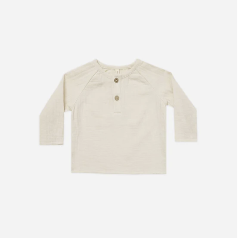 Quincy Mae Natural Zion Shirt 6-12m