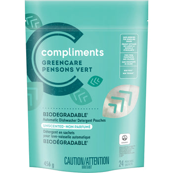 Compliments Green Care Dishwasher Detergent 24 EA