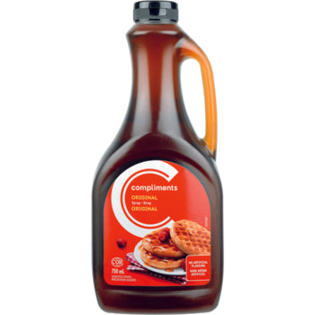 Compliments Original Syrup 750ml