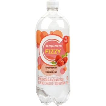 Compliments Sparkling Water Fizzy Raspberry 1L