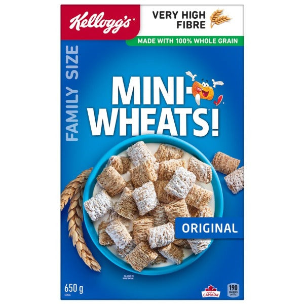 Kellogg's Mini Wheats Cereal 650g