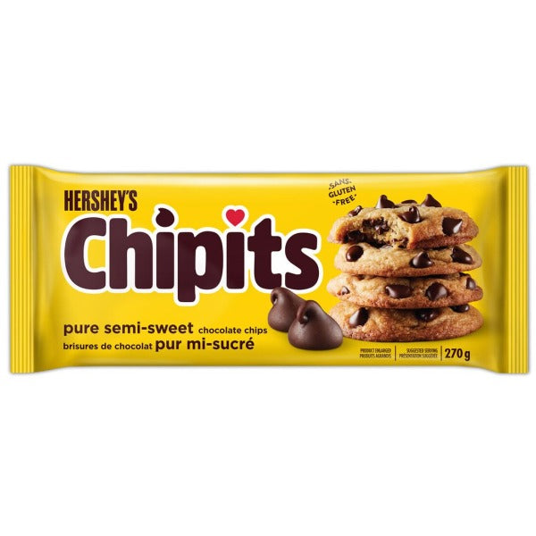Hershey's Chipits Pure Semi Sweet Chocolate Chips 270g
